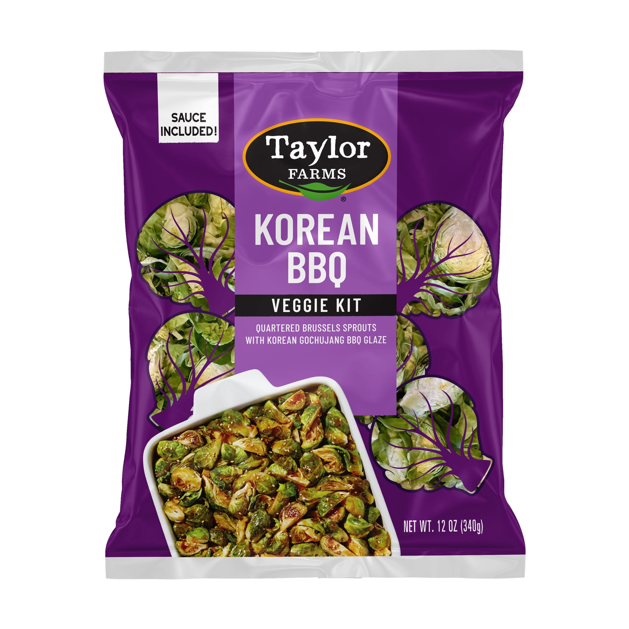 Taylor Farms Korean BBQ Brussels Veggie Kit, 12 oz, Fresh