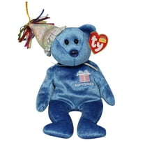 Ty Beanie Baby: September the Bear with Hat | Stuffed Animal | MWMT