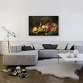 thumbnail image 2 of ARTCANVAS Still Life Peaches Plums Grapes Lemon Crab Lobster Glass Roemer On Table Canvas Art Print by Jan Van Kessel Elder - Size: 40" x 26" (1.50" Deep), 2 of 9