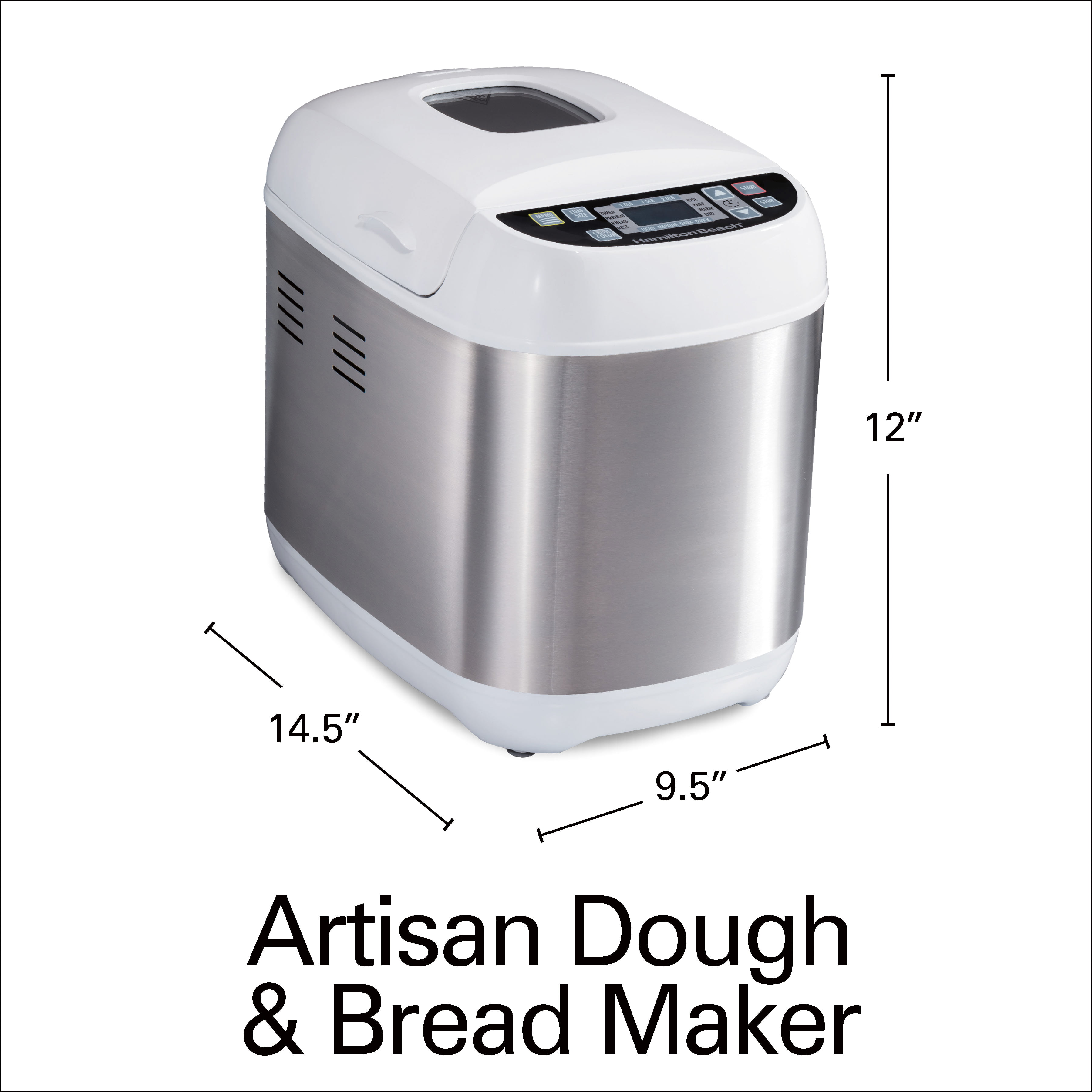 Artisan Dough & Bread Maker, Stainless Steel - 29985