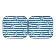 thumbnail image 7 of Goofa Ocean on Striped Pattern 2 Piece Car Windshield Sun Shade Foldable | Front Windshield Shade for Sun, Heat and UV Rays | Sunshade for Car Front Window-, 7 of 7