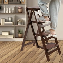 Step Stools/Step Ladder/Counter Chair/Folding Portable Wooden Step Stool