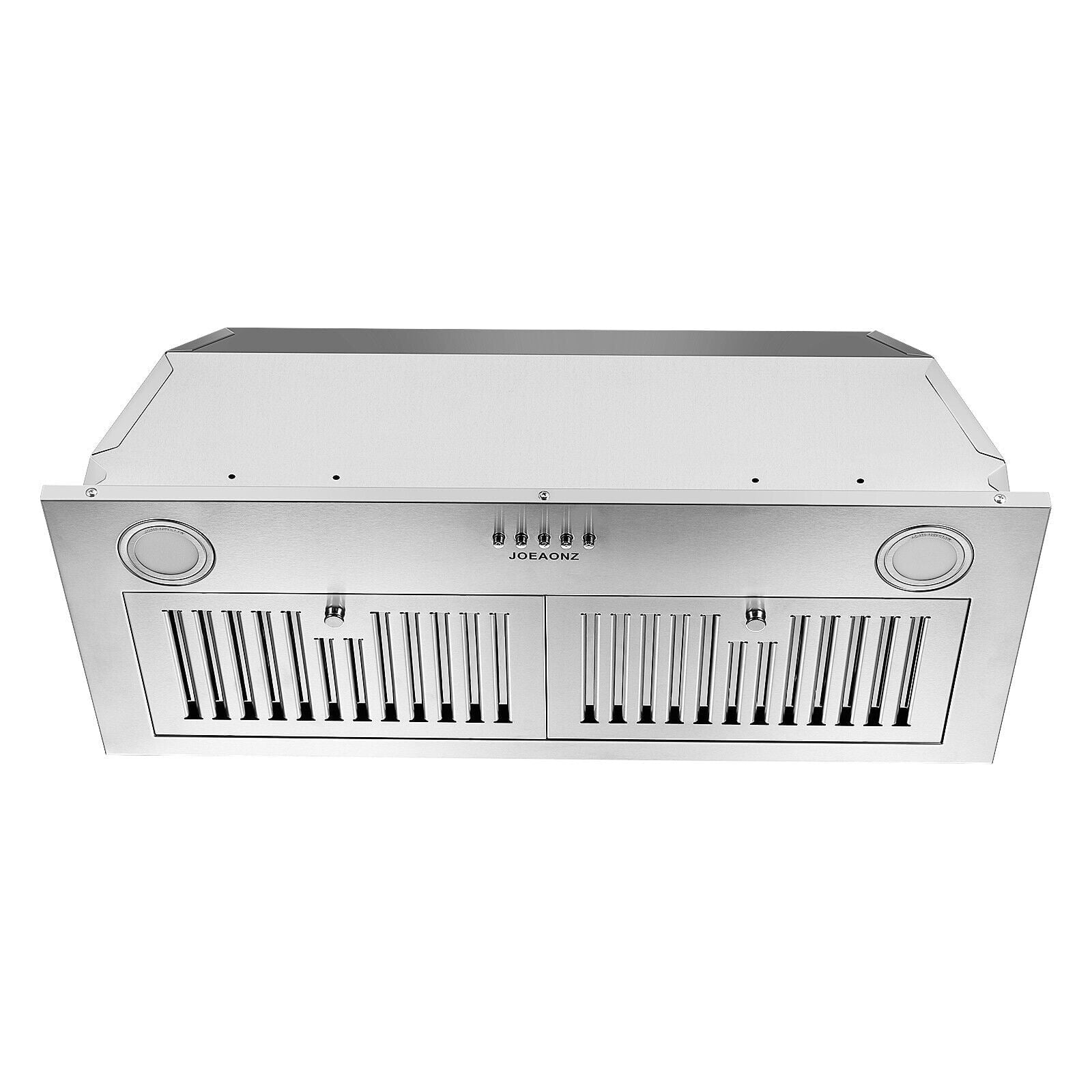 30 inch Built-in Range Hood 600CFM 120V-Stainless with LED Lights & Dishwasher-Safe Filter