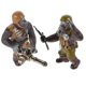 thumbnail image 3 of Chimpanzee Animal Model Plastic Figurine for Decor 2Pcs Brown Set, 3 of 5