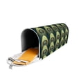 thumbnail image 6 of Daiia Peacock Gold Feather Mailbox Cover , Magnetic Welcome Mailbox Wraps Post Letter Box Cover for Garden Yard Home Decor-25.5x21 in, 6 of 7