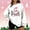 A-White, variant on Women's Christmas Sweatshirts for $10 Thin Fleece Round Neck Loose Long Sleeve Pullover Top Casual