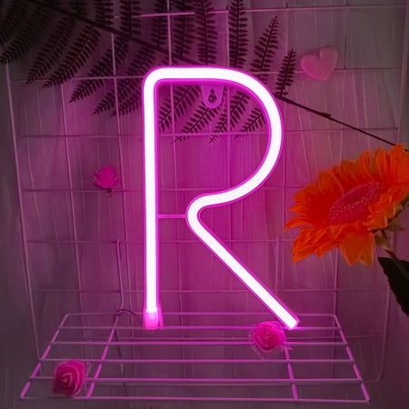 

ERTUTUYI LED Neon Lights Alphanumeric LED Decoration Lights LED Sign Modeling Lights For Decorating Weddings Parties And Christmas Valentine s Day