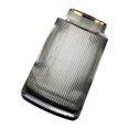 thumbnail image 1 of Glass Vase Flower Display Table Decor living room office Hydroponic Flower Vases Grey 20cm, 1 of 8