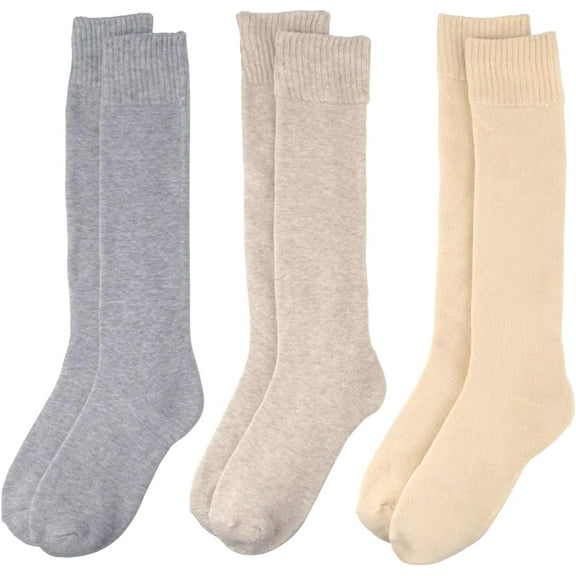 3 Pairs Of Women's Wellington Boot Socks The Original Wellington Wellie Sock UK Size 4-8(Knee High Socks)