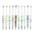 thumbnail image 1 of 10 piezas de bolígrafos para abalorios, bolígrafo multicolor, bolígrafos con para dibujar, repuestos para exámenes, diarios, regalos para, 1 of 9
