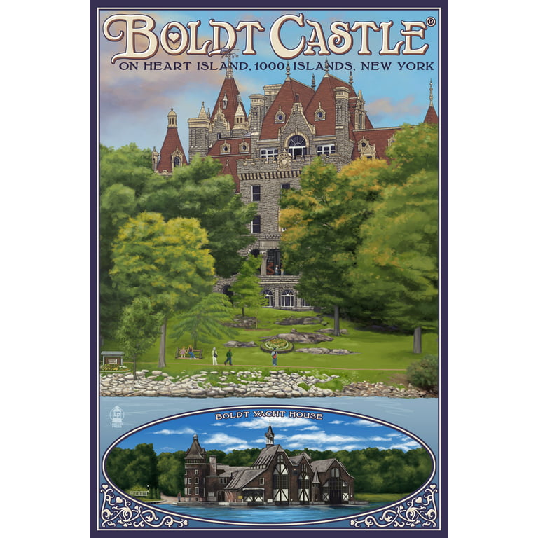 Thousand Islands, New York, Boldt Castle (100% Cotton Canvas
