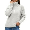 thumbnail image 2 of BEFOKA Women's Chunky Knit Sweaters for Women Casual Long Sleeve Hight Neck Shirts Pullover Tops Sweater Winter Shirts 2025 Outerwear Going Out Tops Fashion Clothes, 2 of 6