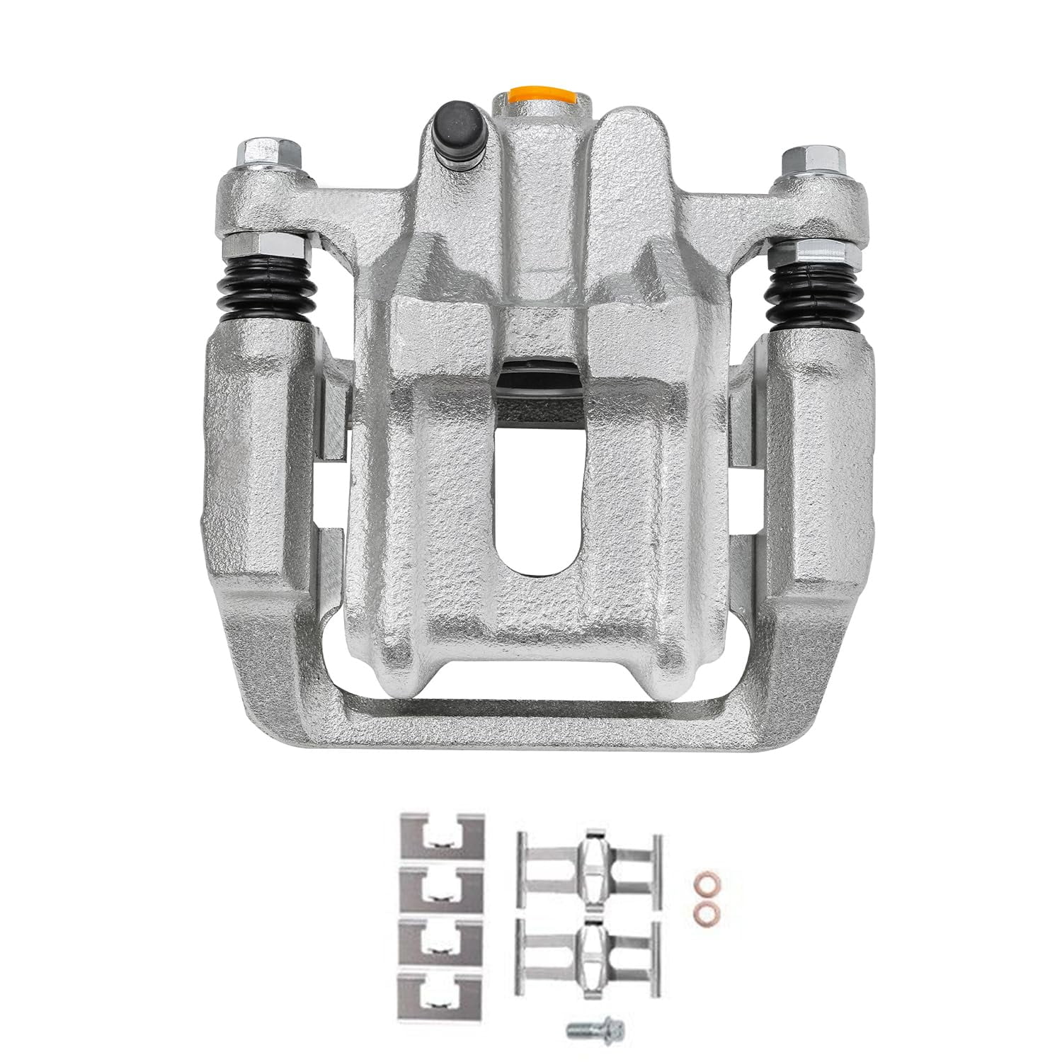 Detroit Axle - Rear Brake Calipers for 2003-2011 Honda Element 2001-2003 CL 1999-2008 TL Disc Brake Calipers with Bracket Replacement [Metal Piston Only Option Available]