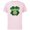 Soft Pink, variant on Star Wars The Mandalorian The Child Good Luck Charm Shamrock - Short Sleeve Cotton T-Shirt for Adults - Customized-Black