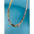 thumbnail image 4 of Colorful CZ Tennis Necklace,Dainty CZ Diamond Multicolor Necklace,Anniversary Gift for wife,Girlfriend Gift,Layering Tennis Necklace, 4 of 4