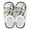 Holiday Collie, variant on Travel Slippers for Women/Men, Plush Non-Slip House Slippers Diy Happy Puppy Printed Winter Slippers M