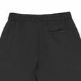 thumbnail image 6 of JTSRKL Men's Flat Front Dress Shorts Solid Zip Fly Button Elastic Waist Stretch Bottoms Quick Dry Business Golf Daily Sports Wear Short Pants Black S, 6 of 8