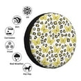 thumbnail image 4 of Naloa Leopard And Butterfly PVC Leather Spare Tire Wheel Cover for Car Truck SUV Camper Trailer Universal Fit many size17 inch, 4 of 6
