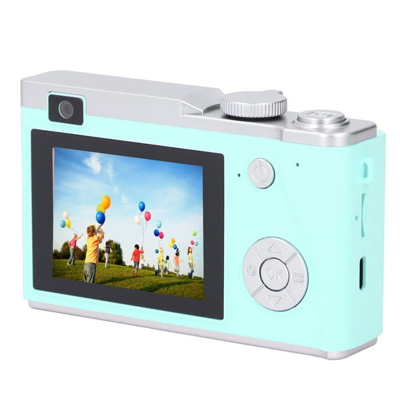 Cámarae Digital, Cámarae digital de apuntar y disparar de 48mp 1080p, cámaga de vlogging confocque autico y zoom digital de 16x con pantalla hd de 2,4 Pulgadas, párr.