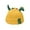 Yellow, variant on Inmuld Solid 3D Dinosaur Decor Knitted Kids Winter Warm Beanie Hat 6-48 Months,Blue