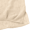 thumbnail image 4 of Cotton Linen Shirts for Women Summer 2026 Trendy Crewneck Short Sleeve Tops Casual Loose Fit Blouses by Yigetop Beige L, 4 of 4