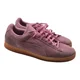 thumbnail image 1 of PU & MA Suede Classic Shoes Mens Size 14 Pink Gum Sole 362556-02 Low Top Sneakers, 1 of 6