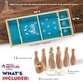 thumbnail image 3 of Juego de mesa Carrom Skittles, Wooden Family, para interiores y exteriores, 3 of 7