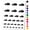 Black, variant on Military Army Tank Water Resistant Temporary Tattoo Set Fake Body Art Collection - Dark Green