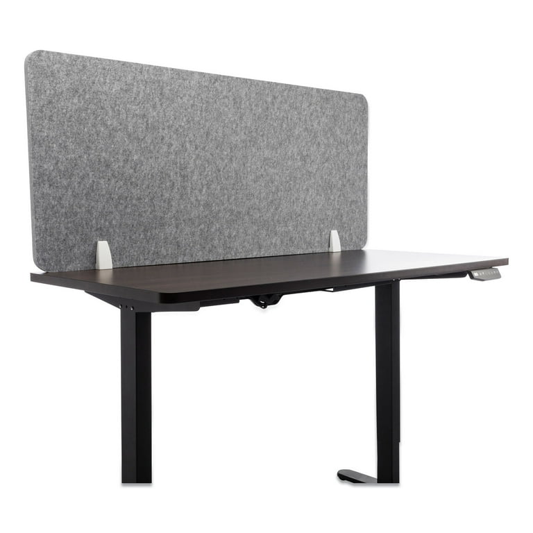 Desk Screen Cubicle Panel and Office Partition Privacy Screen, 47 x 1 x 23.5, Polyester, Gray Desk Screen Cubicle Panel and Office Partition Privacy Screen, 47 x 1 x 23.5, Polyester, Gray