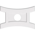 thumbnail image 1 of Ekena Millwork CMP30X20HN-06000 6 in. ID x 6.5 in. Rectangle Haven Architectural Grade PVC Contemporary Ceiling Medallion, 1 of 1