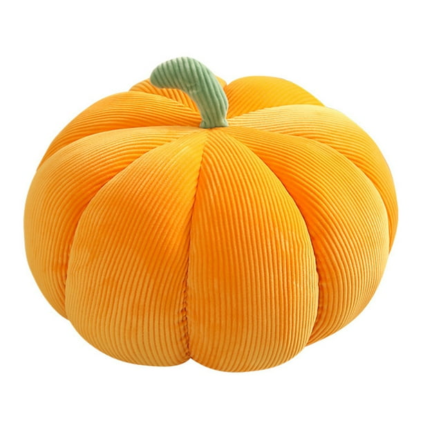 FELTECHELECTR Calabaza de peluche de Halloween, juguete decorativo de calabaza de peluche, almohada rellena para fiestas