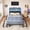 Black, variant on EnHomee Metal Bed Frame with 4 Drawers Queen Size Metal Bed Frame with 2-Tier Storage Headboard & LED Light & Charge Station,Black