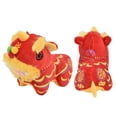 thumbnail image 3 of Juguete De Peluche De Animal Relleno, Juguete De León Lindo De Peluche De Estilo Chino único Perfecto Multiusos Para Regalo De Cumpleaños ANGGREK Chinese Style Lion Dance Plush Toy, 3 of 8