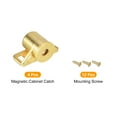 thumbnail image 3 of Uxcell 4 Set Zinc Alloy Magnetic Cabinet Door Catch for Kitchen Cupboard Closet, Gold, 3 of 6