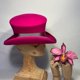 thumbnail image 4 of Sombrero de copa asimétrico, sombrero de lana, sombrero Unisex para hombres y mujeres, sombrero Steampunk, sombrero de copa, cinta decorativa a la moda, cubierta para sombrero, cabeza para hombres, 4 of 5