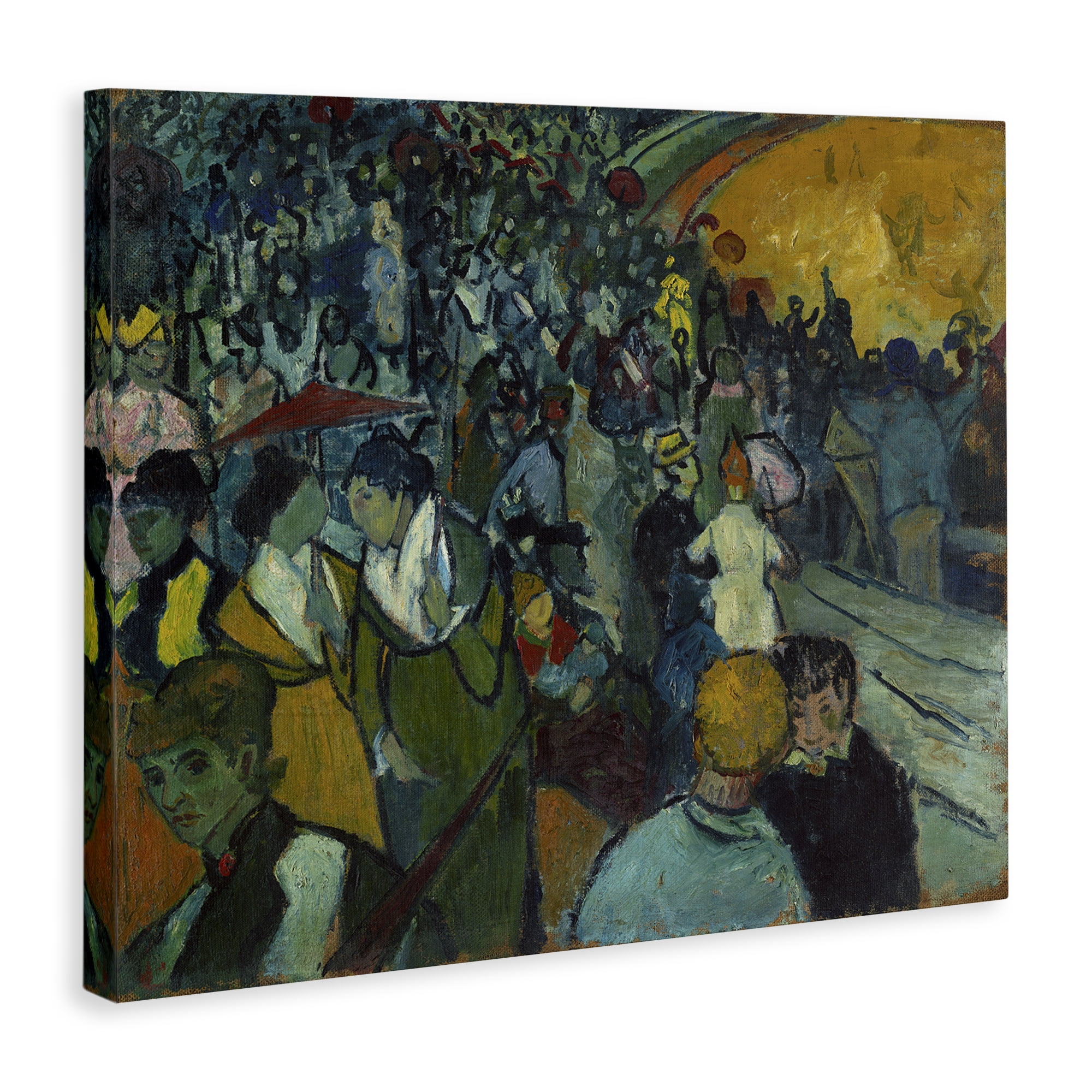 Stupell Industries Classical Van Gogh Arena People Painting Wrapped Canvas Art Print Wall Art, 40 x 30