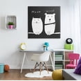 thumbnail image 2 of Stupell Industries Kids' Cat and Dog Pet Pair Meow Woof, 36 x 36,Design by Carla Daly, 2 of 7