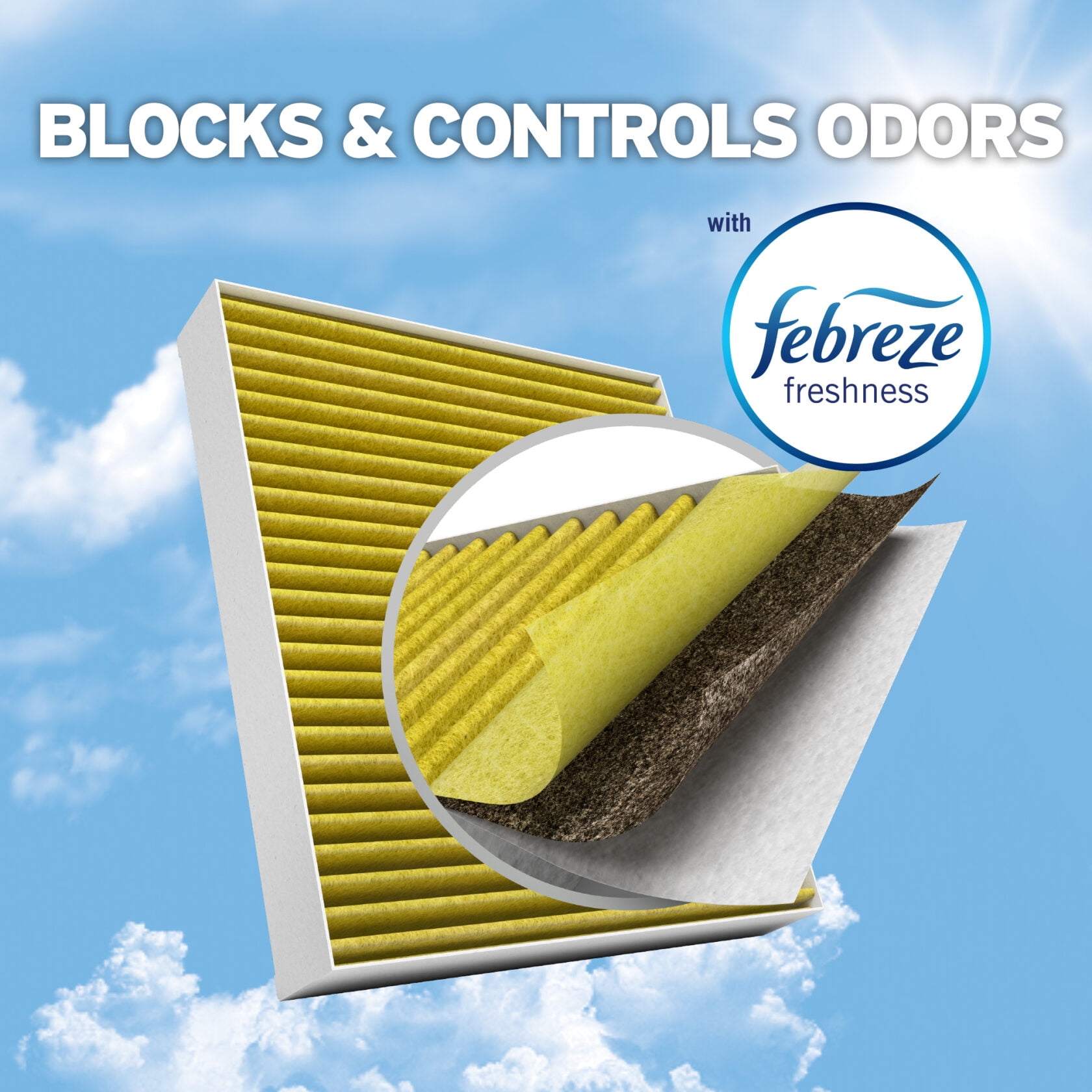 Purolator Cabin Air Filter with Febreze Freshness Purolator BOSS PBC25869 for Dodge, Jeep, RAM