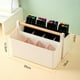 thumbnail image 4 of Portalápices organizador de escritorio, soporte para brochas de maquillaje, caja de almacenamiento de papelería, caja de almacenamiento de brochas Rosado Sunnimix Titular de almacenamiento de pluma, 4 of 8