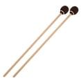 thumbnail image 1 of Marimba Mallets, Portable Wool Yarn Mallets With Maple Wood Handle For Music Enthusiast For Beginners For Outdoor Performance For Instruments Of Different Sizes Brown Ball,White, 1 of 8