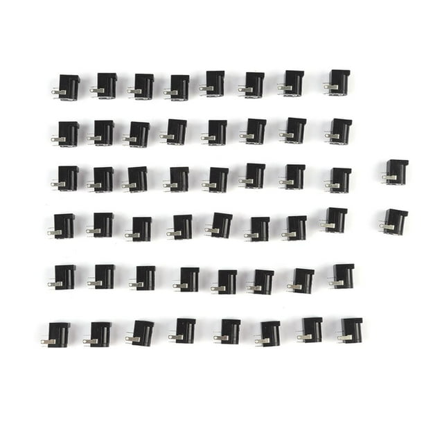 Dc Power Barrel Jack Adapter Breadboard Compatible Para Arduino 5.5Mm X 2.1Mm 50Pcs Sweethay EL007498-00