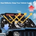 thumbnail image 5 of Psesaysky Windshield Sun Shade, Moon&Butterfly Front Window Sunshade Car Accessories Universal Fit Off-road Vehicle Truck Sun Visor Protector, Keep Car Cool, 5 of 7