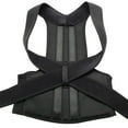 thumbnail image 4 of Correcteur de Posture en Maille Noire pour Hommes et Femmes (Taille M) - Design Ultra-Fin Invisible avec Sangles Réglables, Rembourrage Doux et Soutien Dorsal Double Cartilage - Soulage les Douleurs au Cou/épaule/dos, Correct, 4 of 6