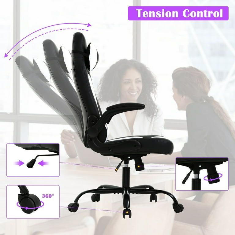 NiamVelo Leather Gaming Chair Ergonomic Video Game Chairs with