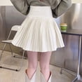 thumbnail image 4 of PIKADINGNIS Korean Fashion High Waist Skirts Ladies Spring Black White Pleated Skirt Women Streetwear All-Match Mini Skirts, 4 of 6