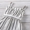 thumbnail image 5 of Toddler Girl's Striped Overalls Summer Strap Jumpsuit Romper Bib 1 To 7 Years, 5 of 5