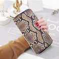 thumbnail image 4 of LITINKIMI Multi Color Snakeskin Pattern Wallet for Women's PU Mobile Phone and Cards Storage Bag  Large Capacity, 4 of 6