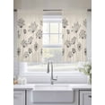 thumbnail image 5 of Farmhouse Dandelion Sheer Curtains 45 Inch Length 2 Panels Set Window Treatments, Spring Modern Minimalist Country Flower Rod Pocket Semi Curtains for Living Room/Bedroom/Kitchen Décor, 104"W x 45"L, 5 of 7