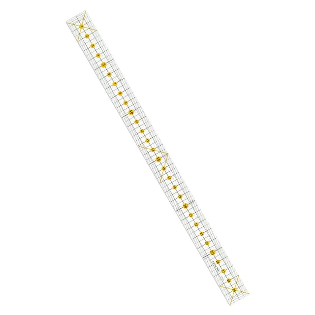 Regla de costura perfecl acrílica 30 centimetros para acolchar