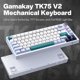 thumbnail image 2 of Teclado Mecánico GK GAMAKAY TK75 V2 Silencioso RGB Inalámbrico, 2 of 9